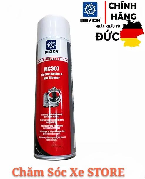 [HCM]CHAI XỊT VỆ SINH CẢM BIẾN GIÓ(OXY) CỔ GIÓ HỌNG GA - Tẩy rửa sensor  ONZCA MC307 THROTTLE BODIES & MAF CLEANER 500ML
