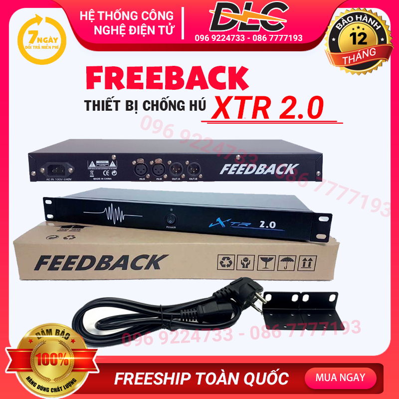 Thiết Bị Chống Hú Micro Feedback XTR 2.0 Giá Rẻ Chống Hú Rít Tốt Với Mọi Dàn Âm Thanh ,Tiếng Hát Tuyệt Vời Không Cắt Bớt Căn Chỉnh Tần Số Nào Trên Mic