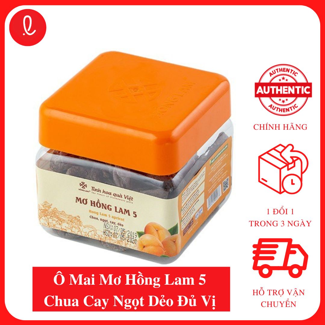 Ô mai mơ hồng lam 5 chua cay ngọt dẻo đủ size