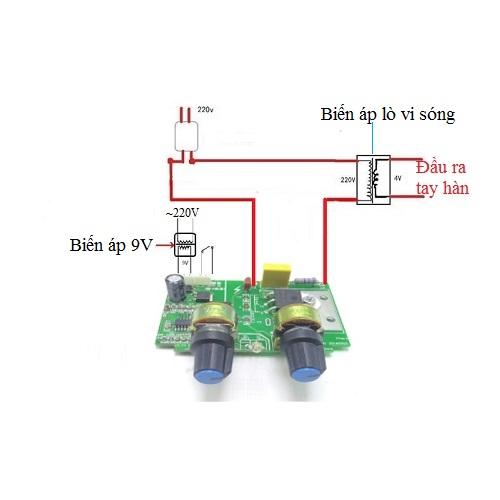 Mạch timer chế máy hàn cell 41a