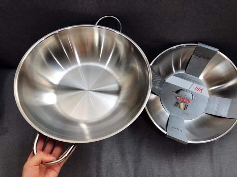Chảo sâu lòng silit wok 32cm - chảo xào - chảo thép không gỉ