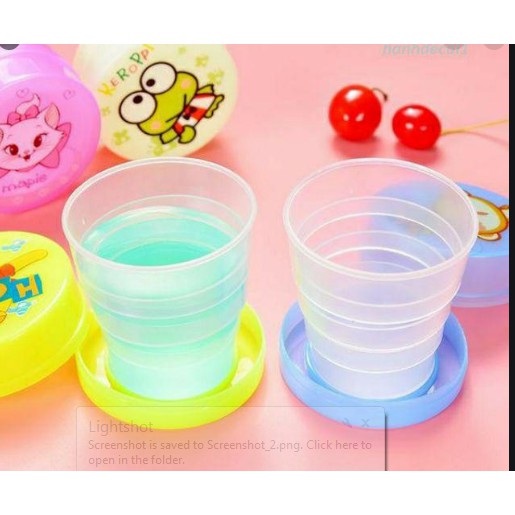 Ly / Cốc uông nước gấp gọn hình thú tiện lợi thích hợp cho công sở vănphòng hay đi du lịch - Bình, ly uống cà phê và phụ kiện Nhãn
