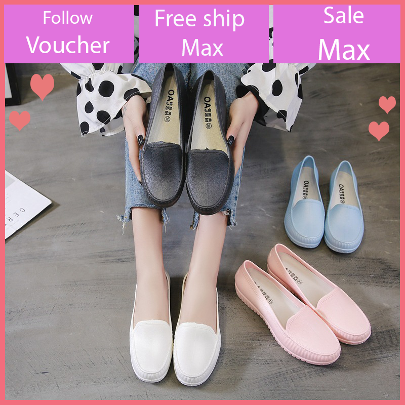 Giày Moca giày nhựa đi mưa thời trang mới nhất Vietshoes V177 CB