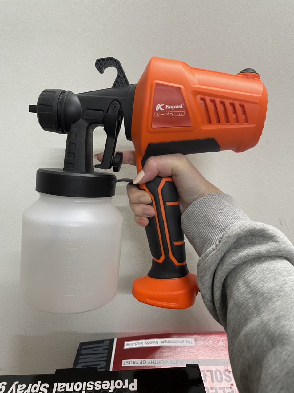 [Ảnh thật] [Chính hãng] MÁY PHUN SƠN ĐIỆN CẦM TAY KAPUSI JAPAN 500W