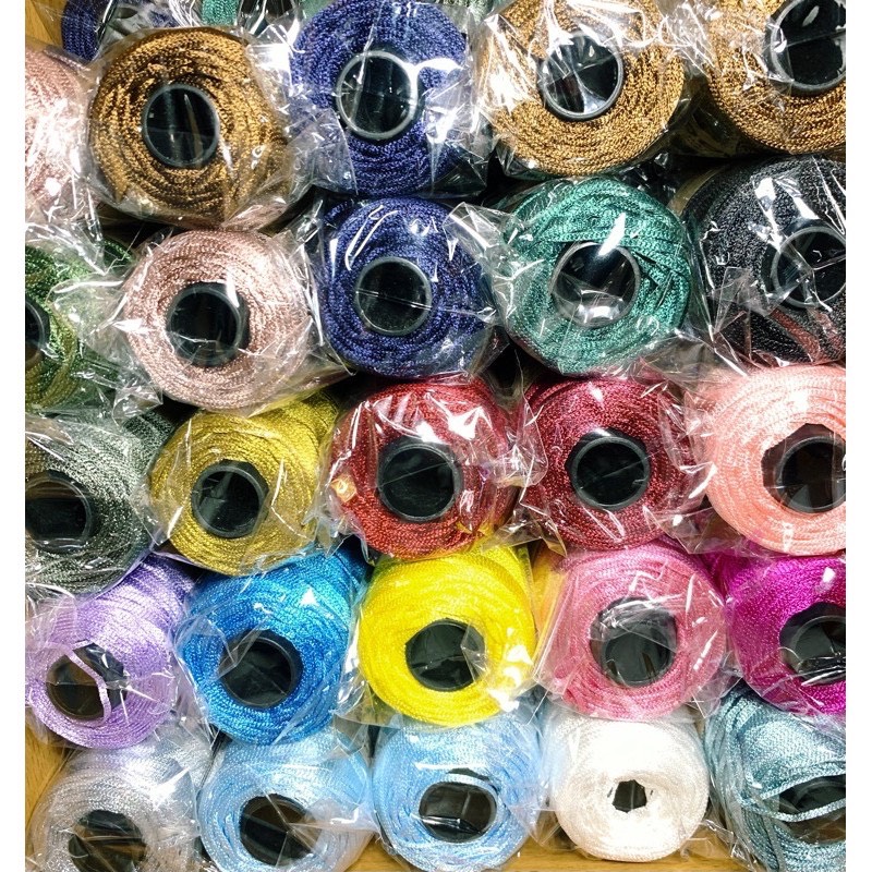 Sợi dệt bóng Ribbon Yarn Craft - Cuộn 140gr