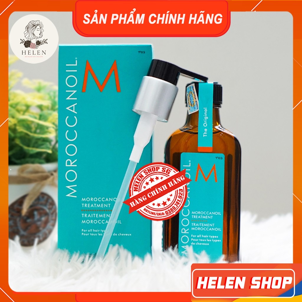 Tinh dầu dưỡng tóc moroccanoil treatment original 100ml | hàng chính hãng