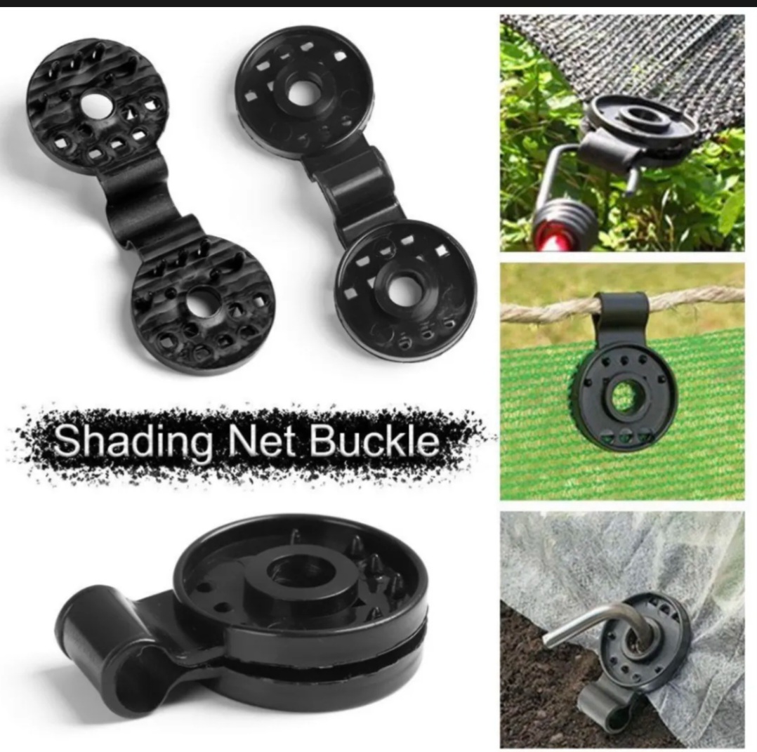 100 kẹp giữ bạt,lưới che nắng màu đen tiện dụng,kẹp tấm lưới che nắng chống côn trùng cho nhà kính