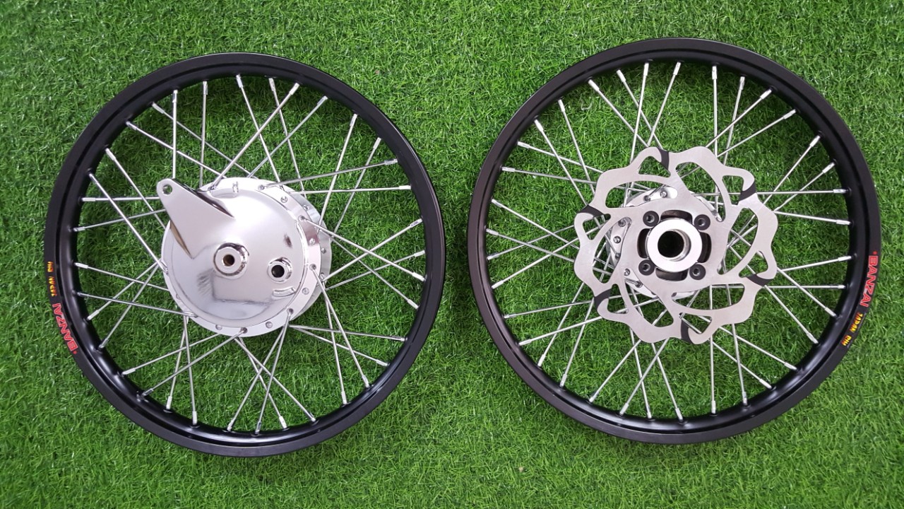 Bánh căm dành cho YAMAHA SIRIUS JUPITER và EXCITER nhỏ 2006 đến 2010 1 thắng đĩa trước lắp như ZIN không cần chế HTH1123 MSP 2208