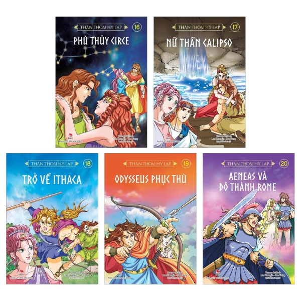 Fahasa - Combo Sách Hay Thần Thoại Hy Lạp Tập: Tập 16 Đến Tập 20 (Bộ 5 Tập)