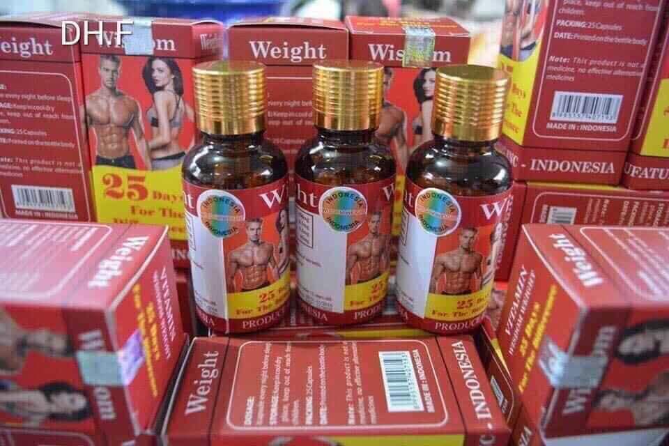viên uống tăng cân wisdom weight hộp 25 viên