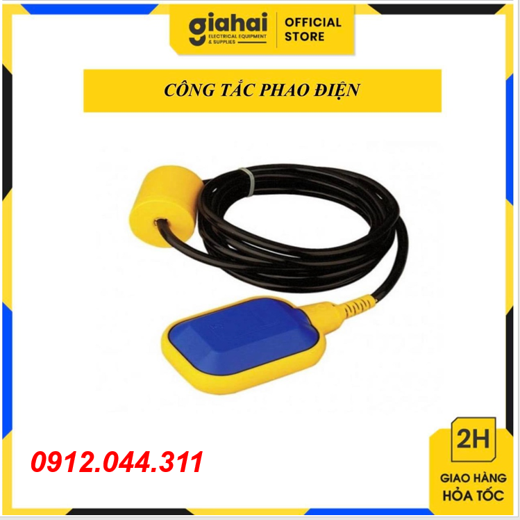 Phao điện bơm nước tự động chống cạn chống tràn dài 2m,5m tbd119