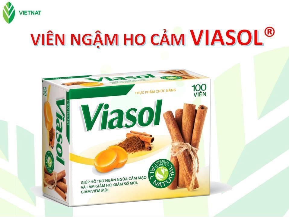 Viên ngậm quế Viasol 100v