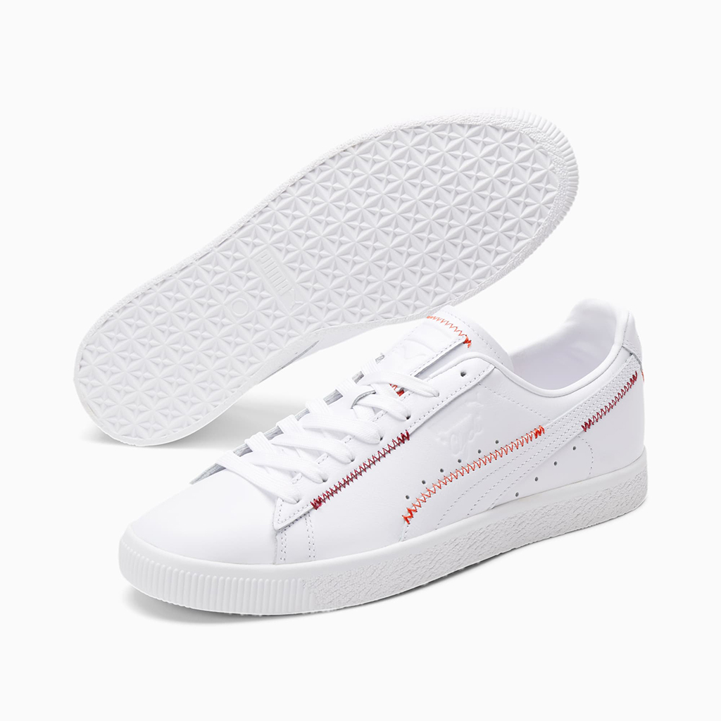 Giày Puma Clyde Stitch – Trắng