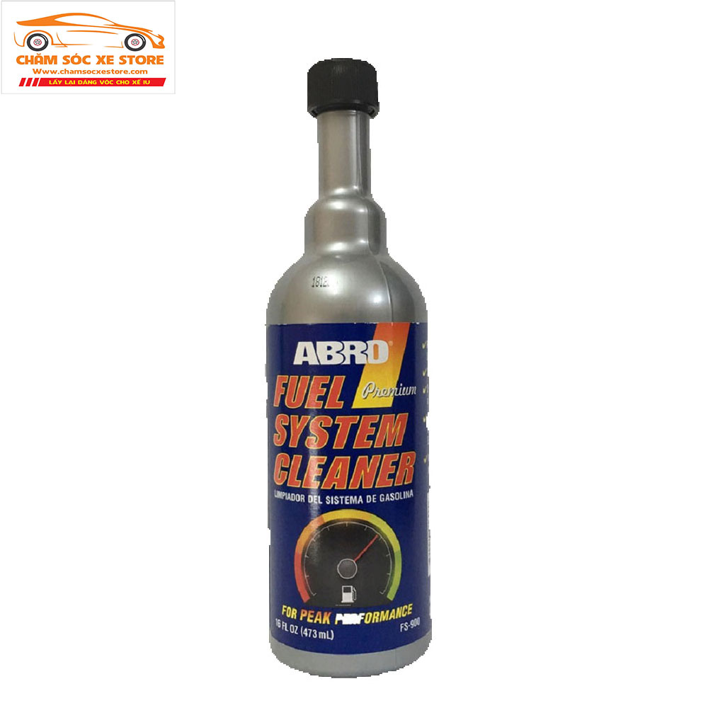 ABRO Dung Dịch Súc Béc Xăng Abro Fuel Injector Cleaner 473ml chamsocxestore