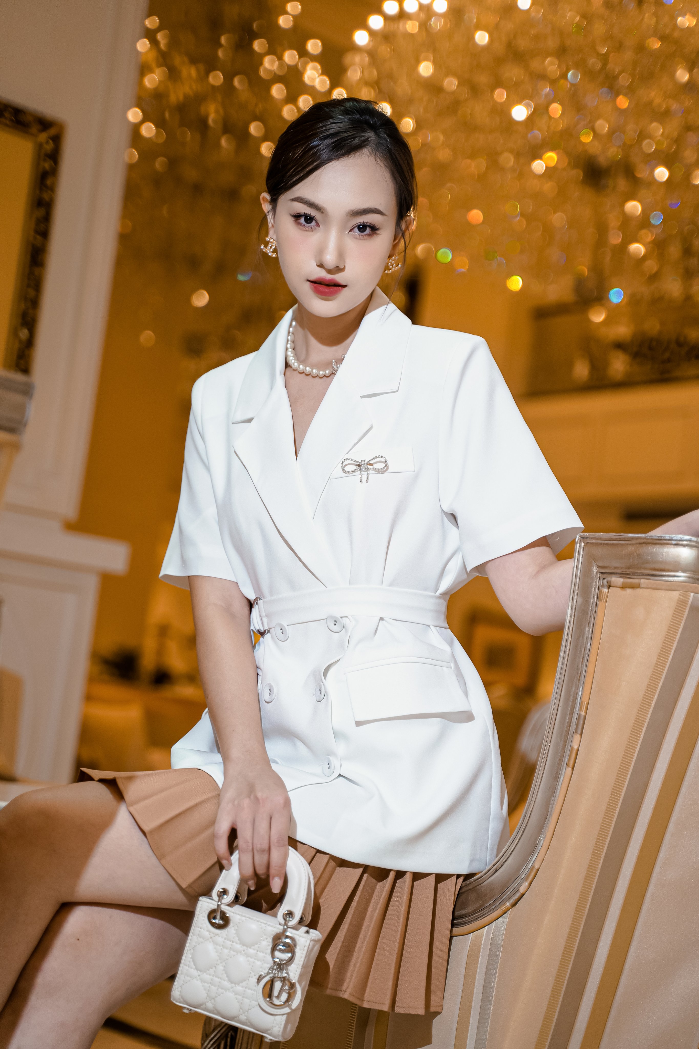 Vie blazer ngắn tay Leila closet