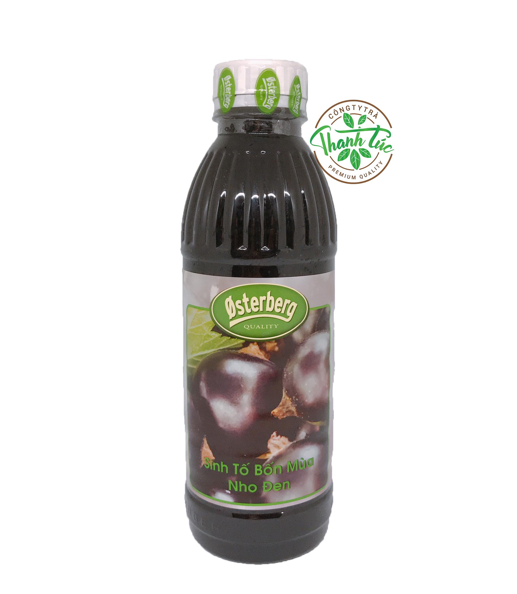 Sinh tố osterberg nho đen chai 1 lít