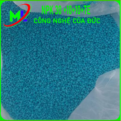 Phân bón npk 30 10 10 te - công nghệ tháp cao của đức - túi zip 1kg
