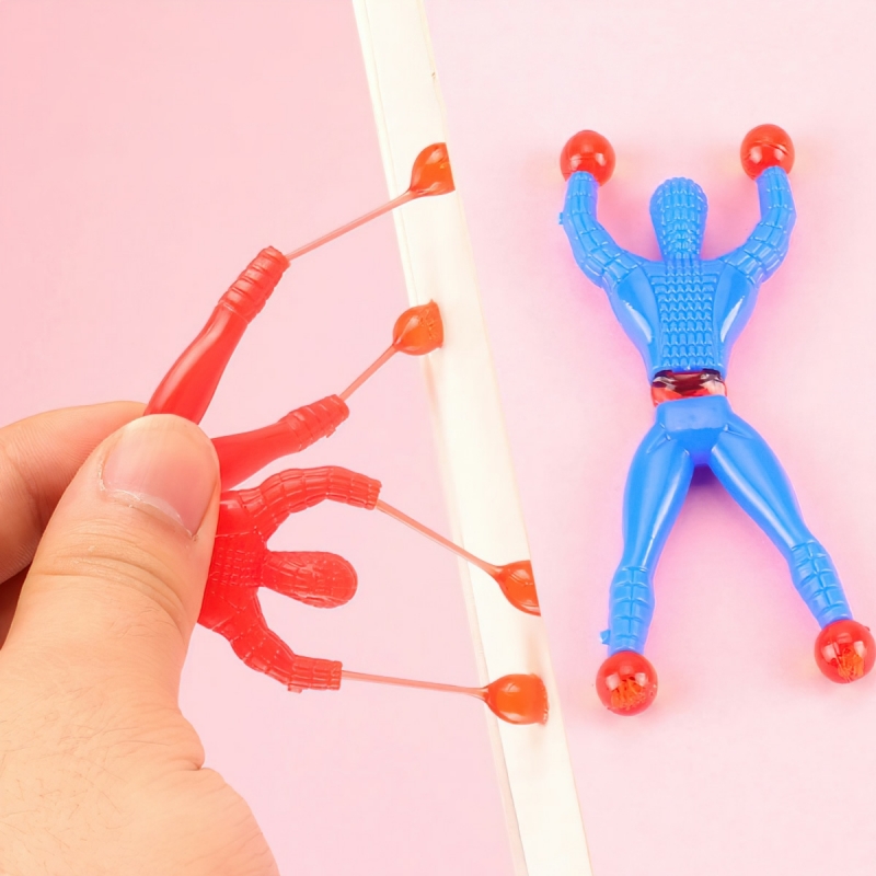Funny Spider-man wall climbing Superman toys for baby-Hause