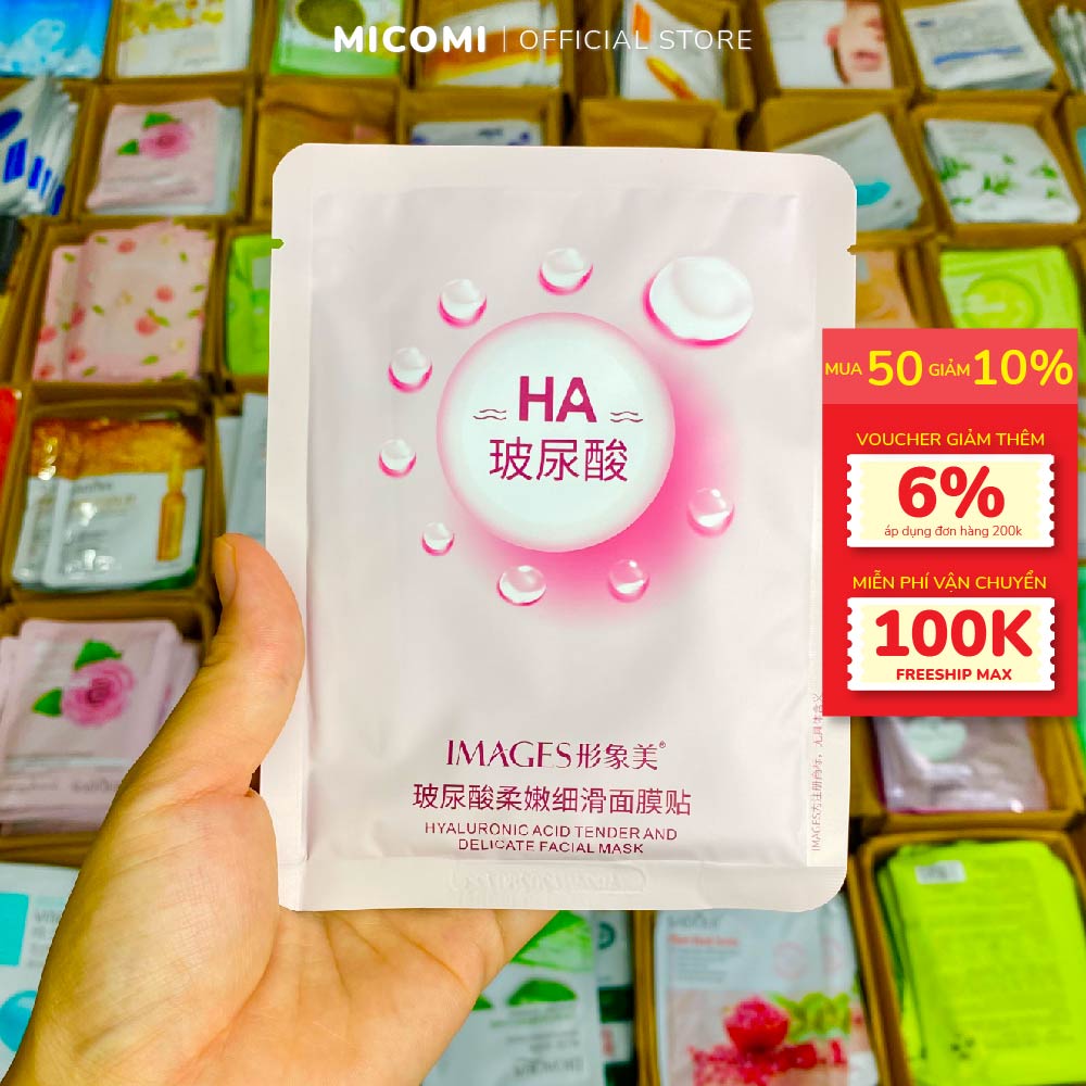 COMBO 10 Mặt Nạ Giấy Dưỡng Da Mix Đầy Đủ Trắng Da Giảm Mụn Cấp Ẩm Mask Đắp Mặt Thải Độc Và Trẻ Hóa Da Trái Cây Vitamin Serum Nội Địa Trung MICOMI Cosmetics