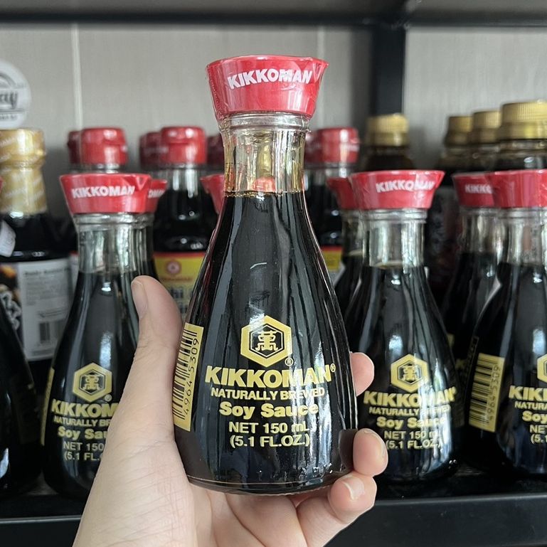 Nước Tương Kikkoman 150ML – Không Chất Bảo Quản – Lên Men Tự Nhiên – Hương Vị Truyền Thống Nhật Bản
