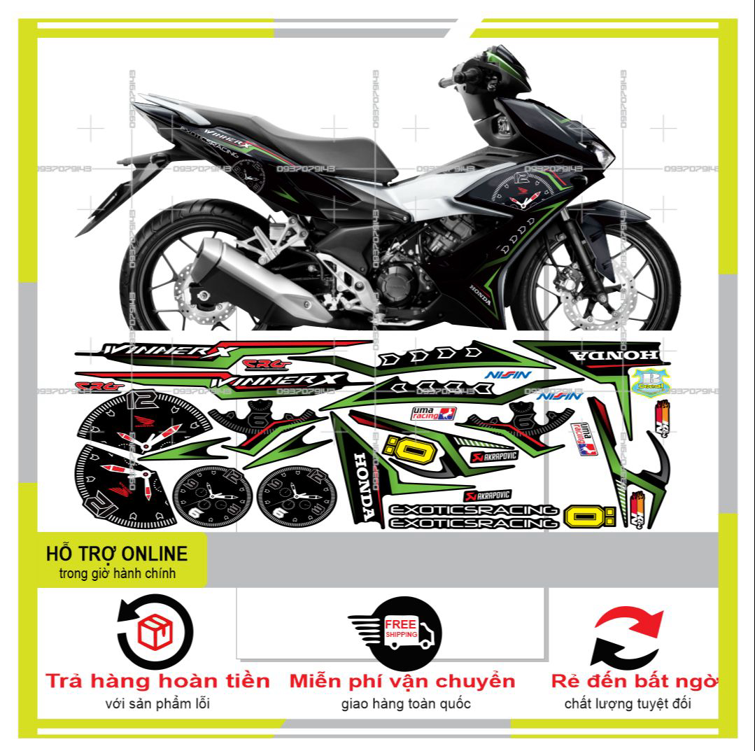 TEM RỜI WINNER X ĐỒNG HỒ K3020