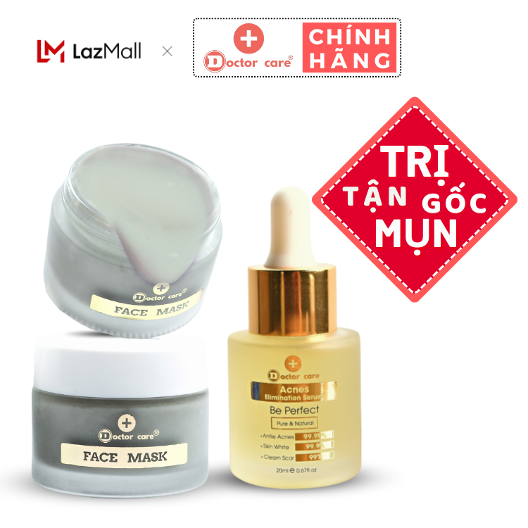 Bộ tri mụn ẩn ,mụn đầu đen,mụn thâm doctor care 20ml