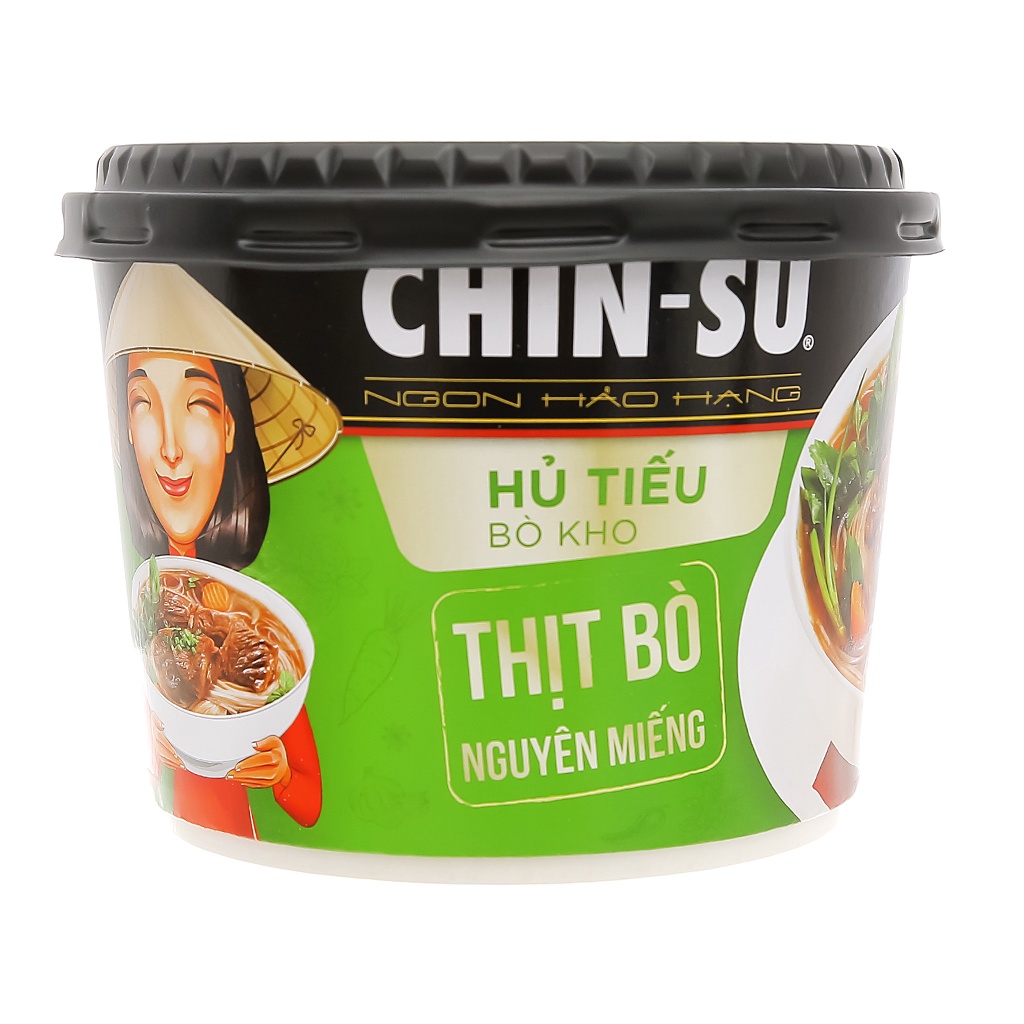 Hủ tiếu thịt bò kho nguyên miếng Chinsu 145g