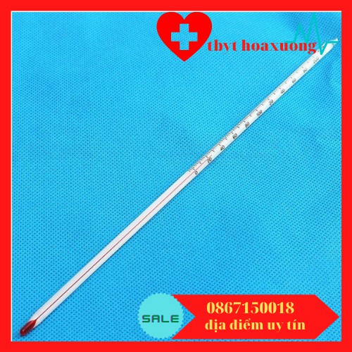 Nhiệt kế thủy ngân 0-100 độ đo nhiệt độ nước