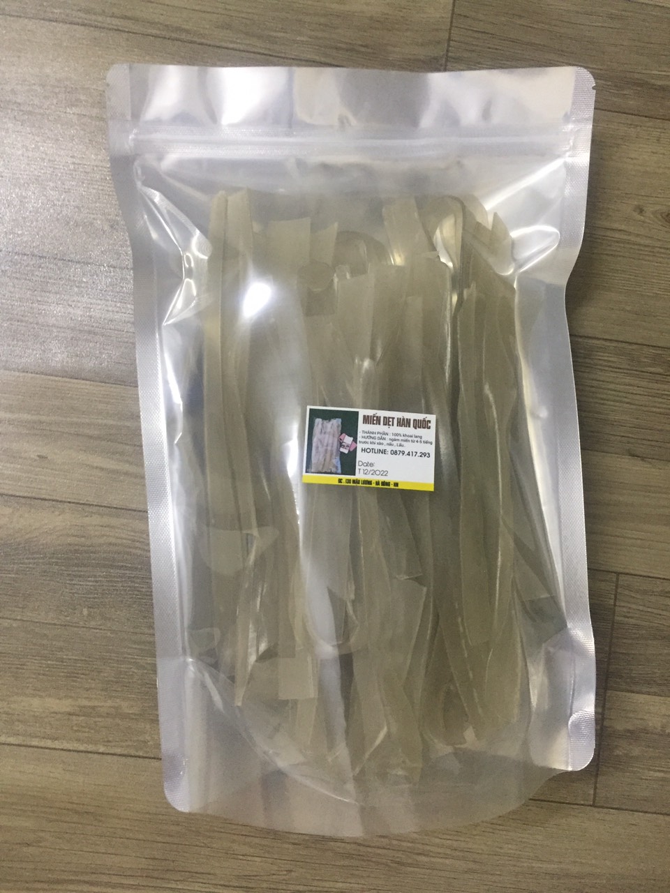 Miến dẹt hàn quốc- miến dẹt khoai tây - 1kg