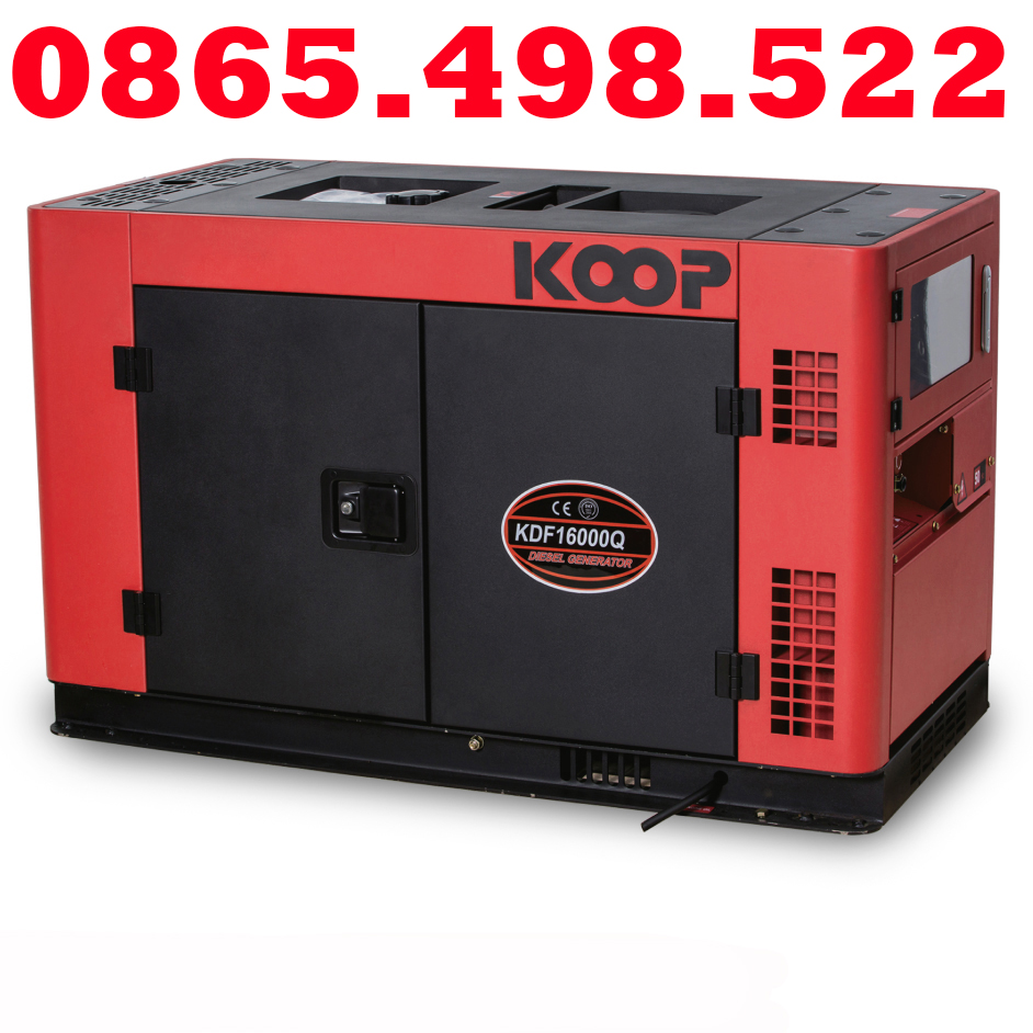Máy phát điện chạy dầu 12kva koop kdf16000q