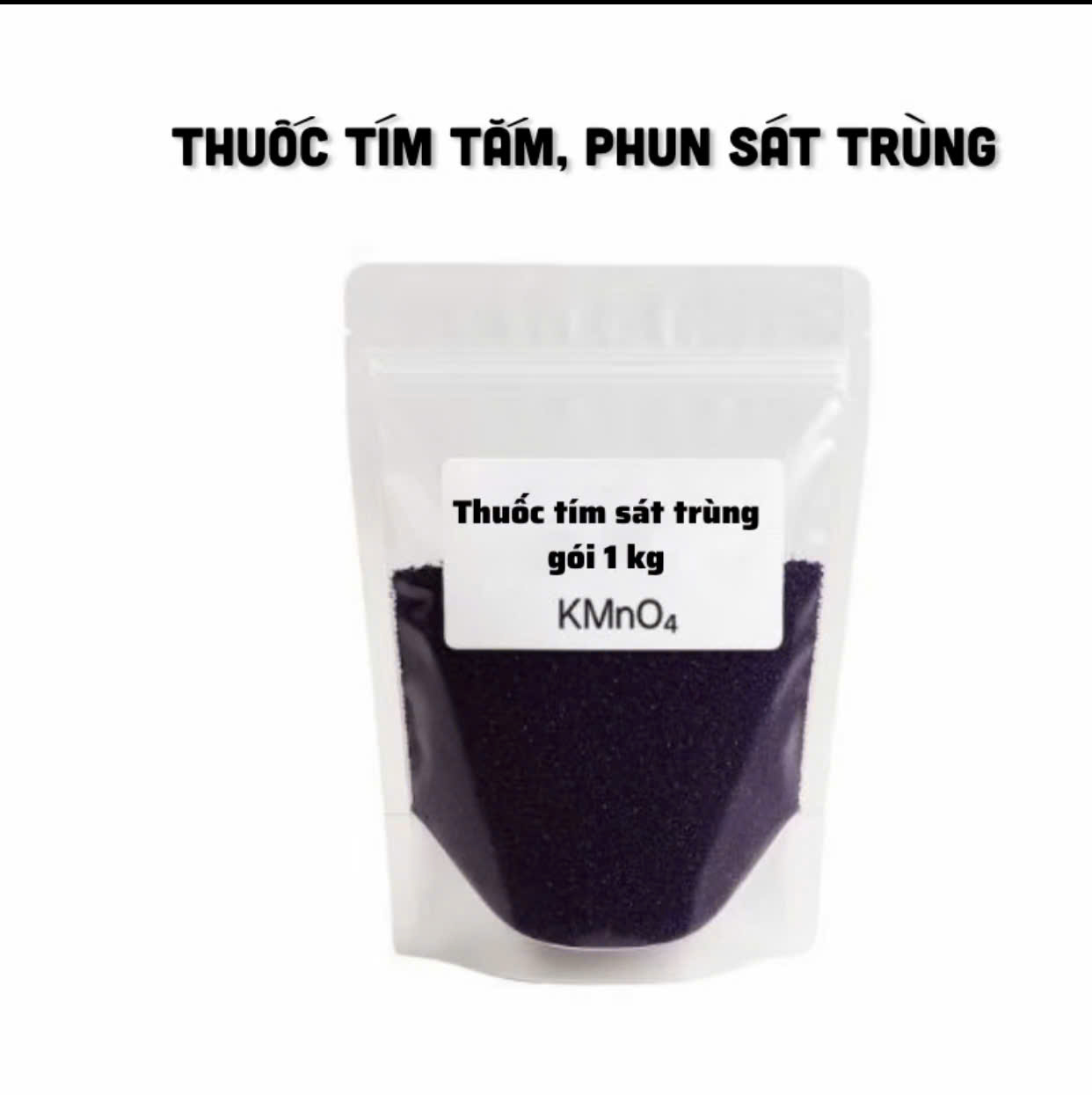 Thuốc Tím Khử Khuẩn - Sát khuẩn chuồng trại, Xử lý nước, Sát trùng, Tẩy sạch các vết bẩn quần áo