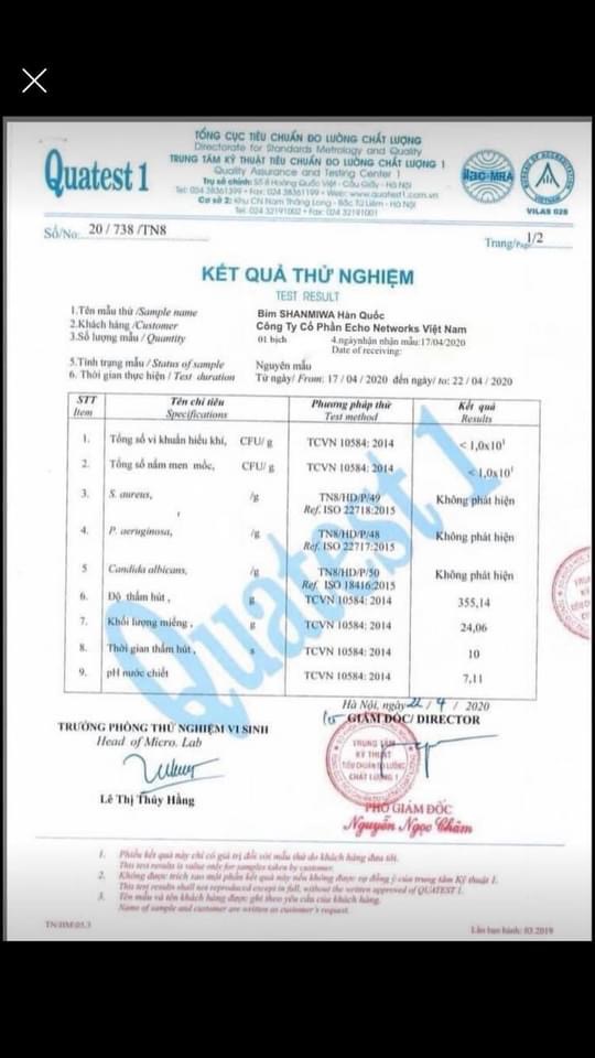 Giá cực rẻ] Bỉm xuất hàn SHANMIWA đủ sz M48, L46, XL44, XXL42 siêu thấm hút công nghệ Nano premium