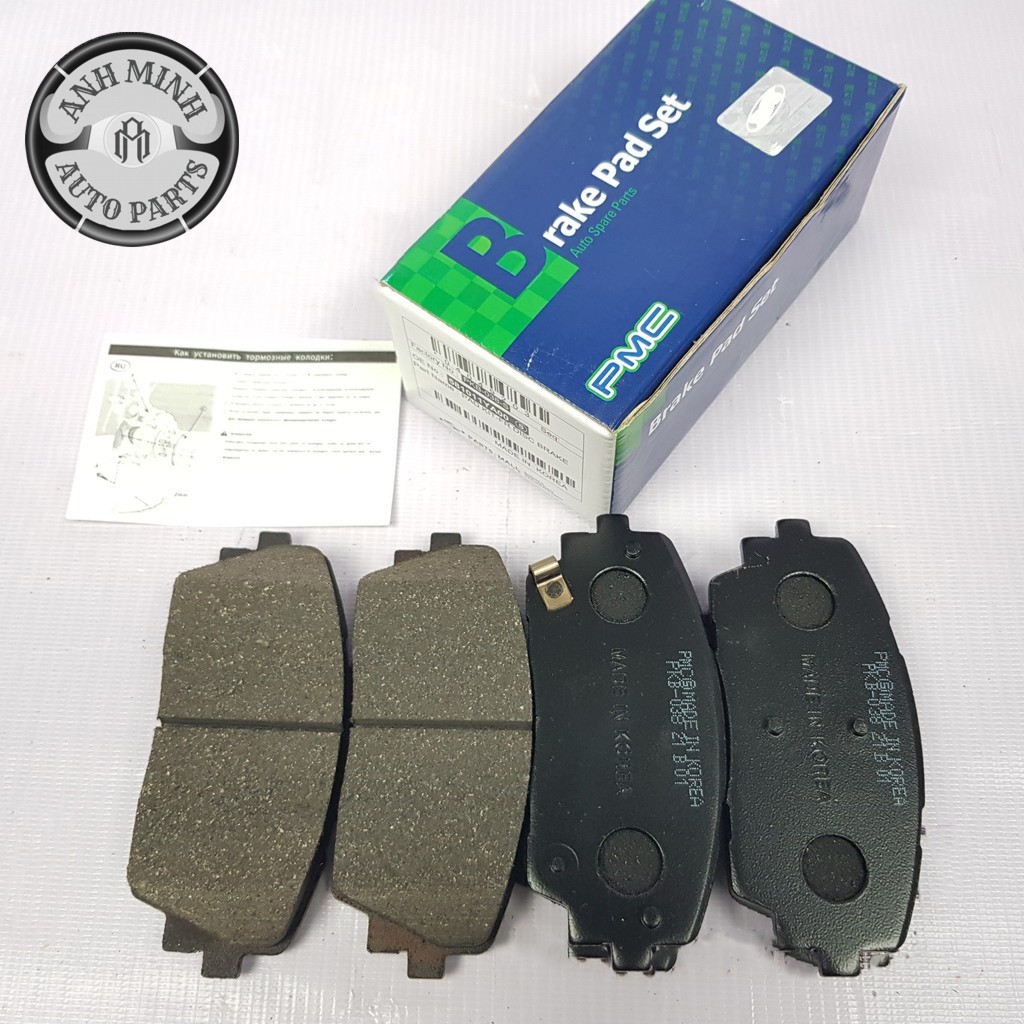 Má phanh bố thắng đĩa trước xe kia morning 2012 - 2021 mã: 581011ya00 / 581011ya10