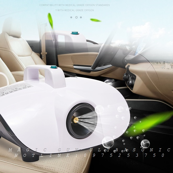 Máy Phun Sương Khử Khuẩn Ô Tô, Văn Phòng, Gia Đình - Tặng 1000ml Dung Dịch Nano Bạc MC Pharma