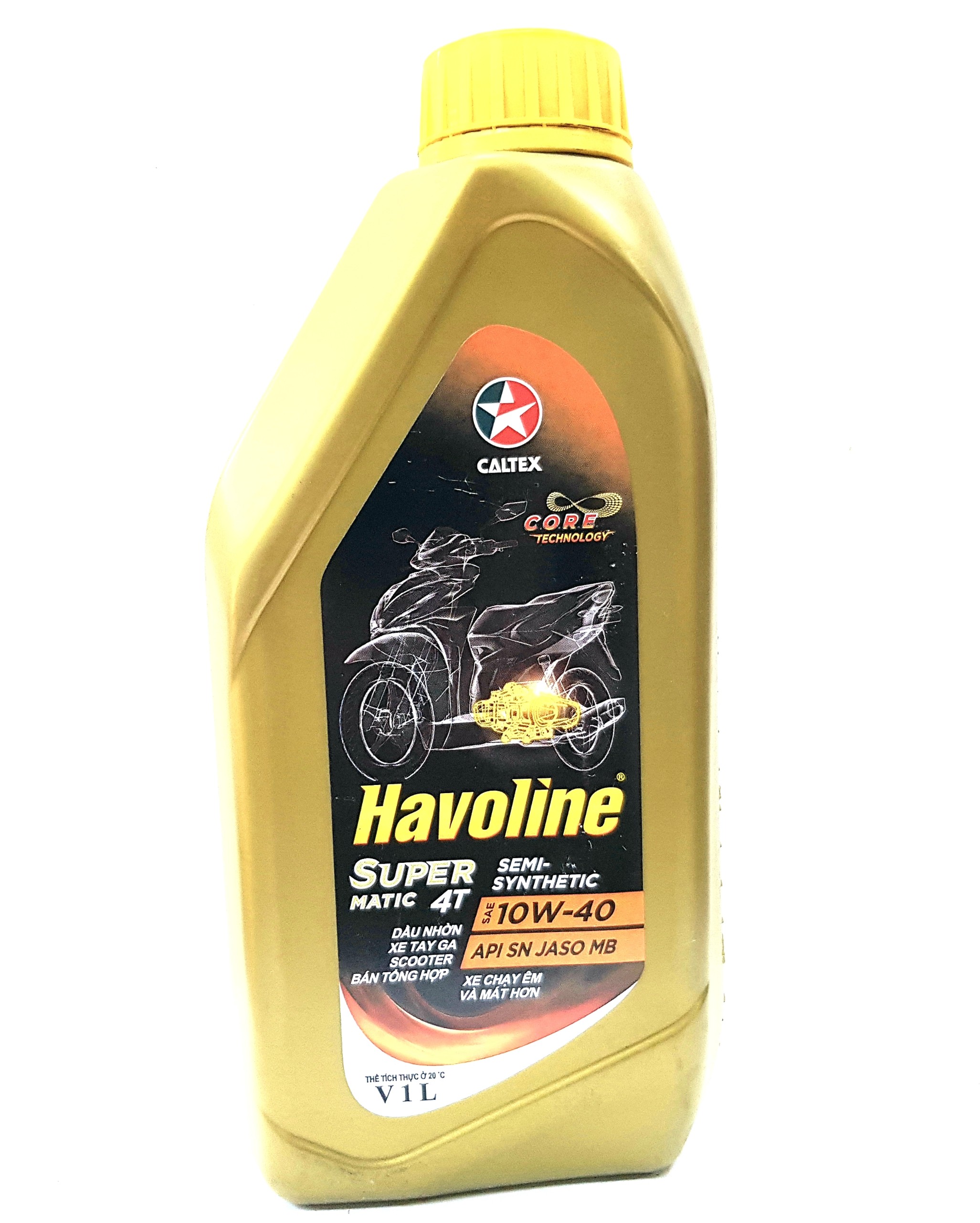 Dầu nhớt Caltex Havoline Super Matic Semi 10W40 SN 800ML CHO XE SỐ