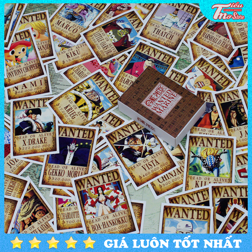 Tờ truy nã - Wanted Poster nhân vật One Piece - Khổ lớn 51 x 35cm
