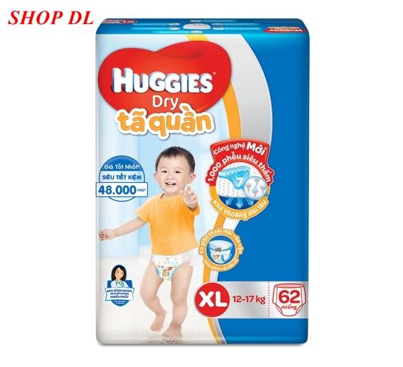 Tã quần huggies size xl - 62 miếng