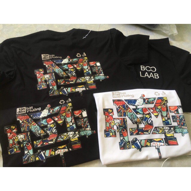 Áo Thun Unisex Tay Lỡ HNBMG x BOO Thiết Kế