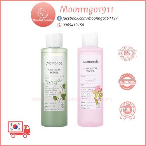 Nước Hoa hồng Toner Mamonde 250Ml