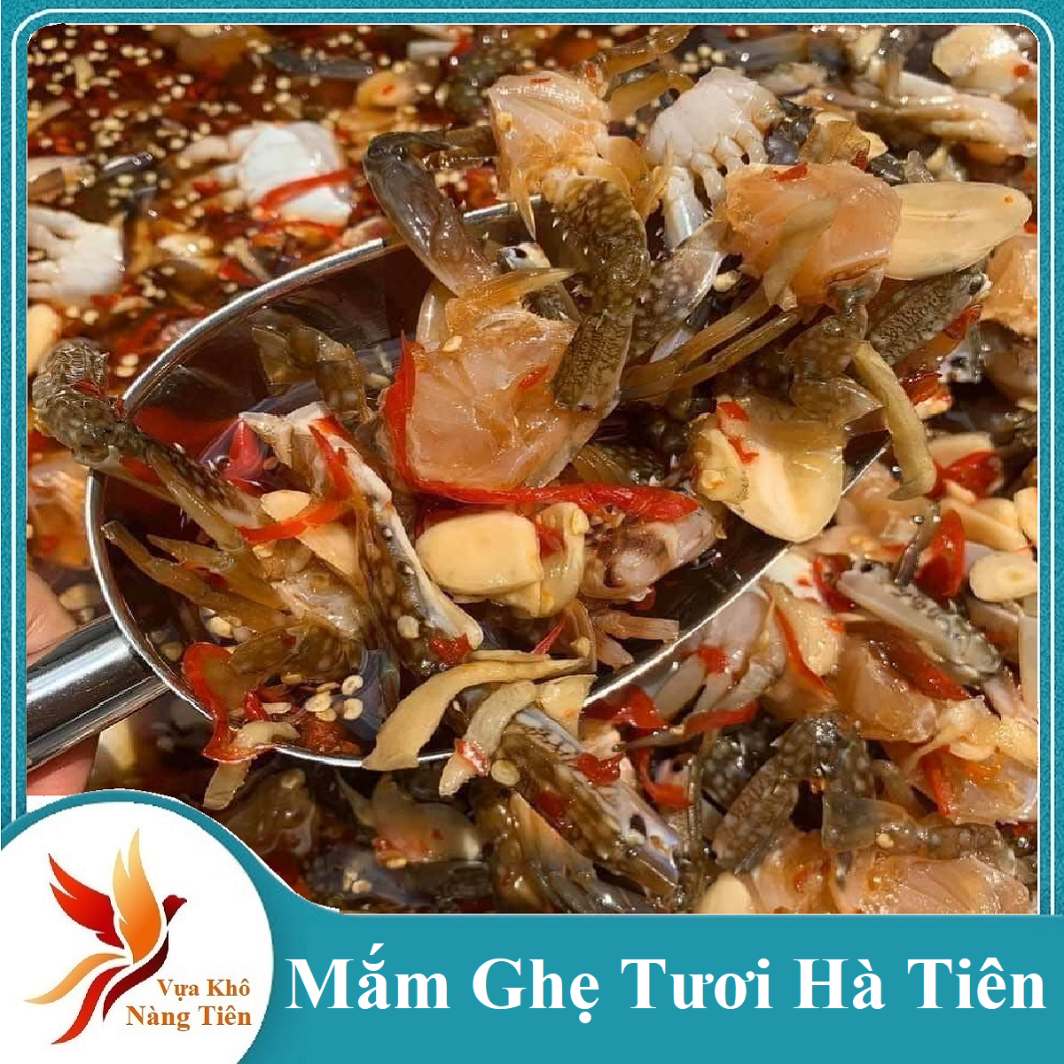 Mắm Ghẹ Hà Tiên Loại 1 Ngon Đặc Biệt Ăn Là Ghièn Ngay-VỰA KHÔ NÀNG TIÊN