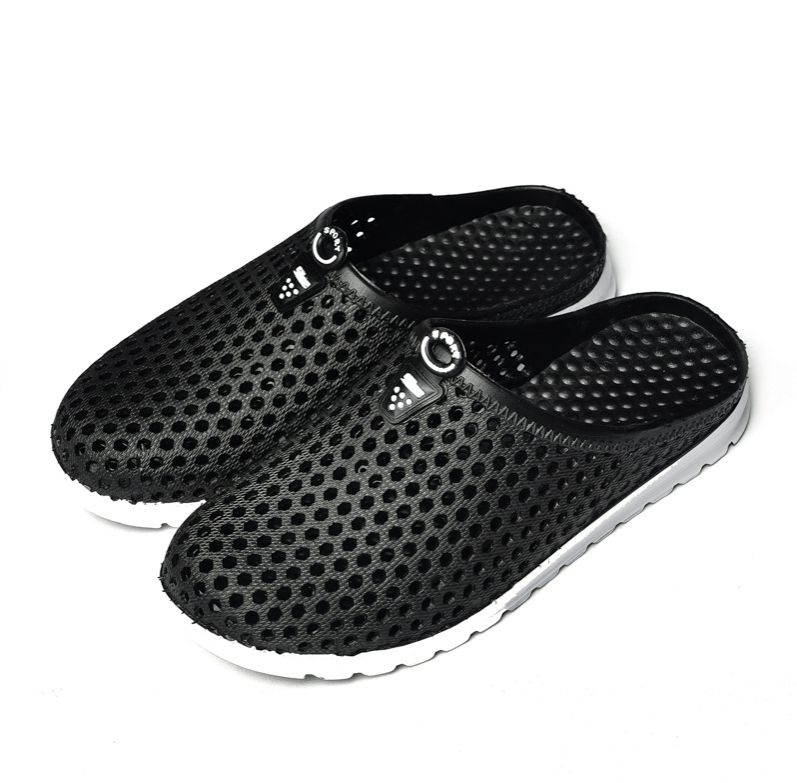 Dép nhựa , sục nhựa lỗ dẻo cho cả nam và nữ bít mũi đi mưa bảo hộ lao động Full Size 35-43 - SL004