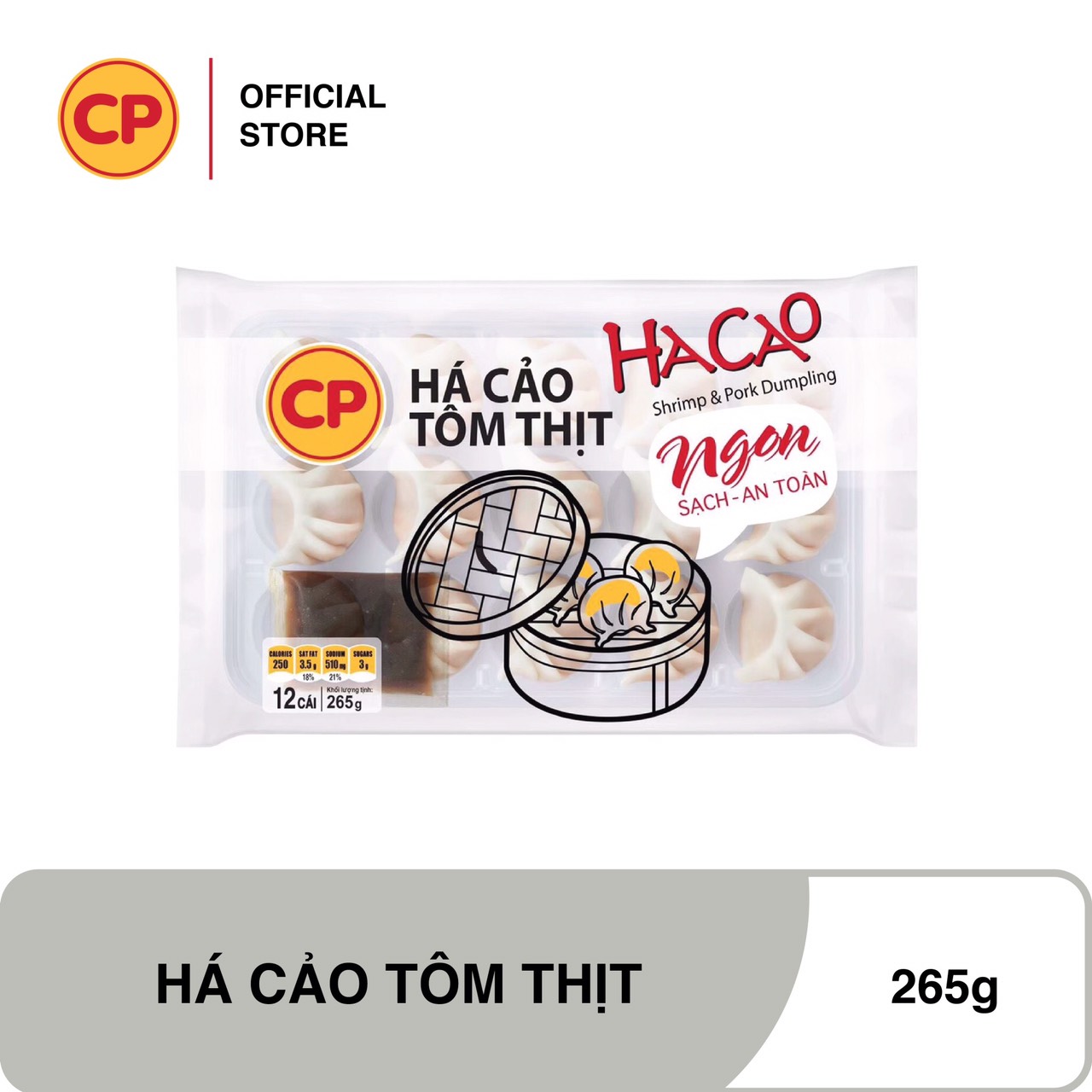 Há cảo tôm thịt cp 265g