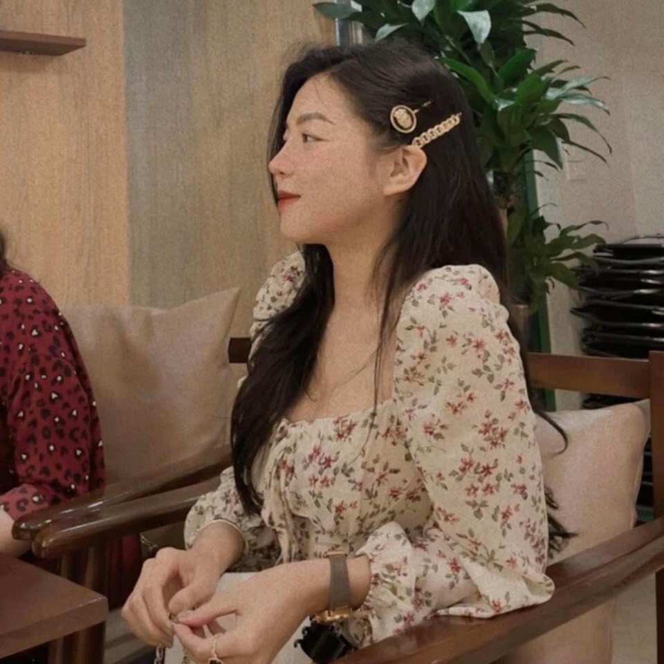 Áo hoa nhí cổ vuông xuất dư