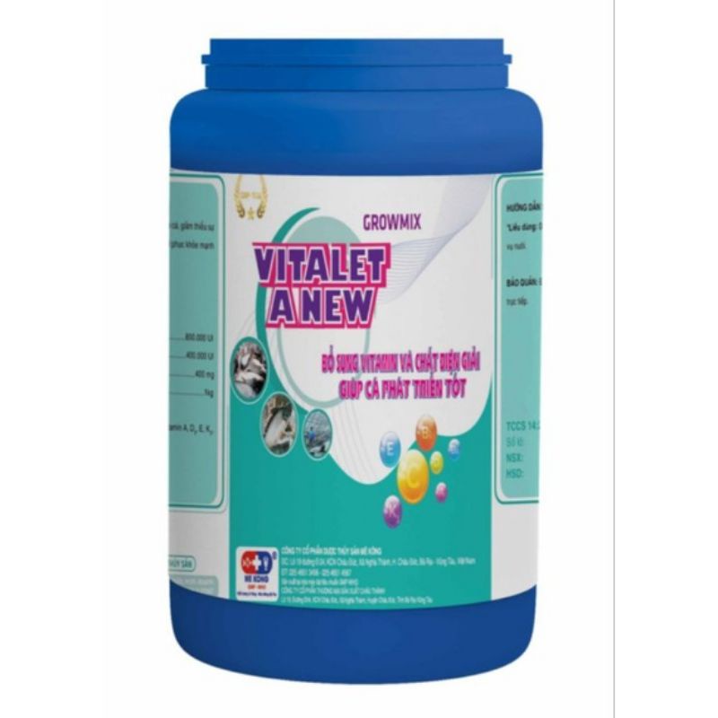 Vitamin cho cá cảnh, rùa, baba, cá nuôi thịt - 200g