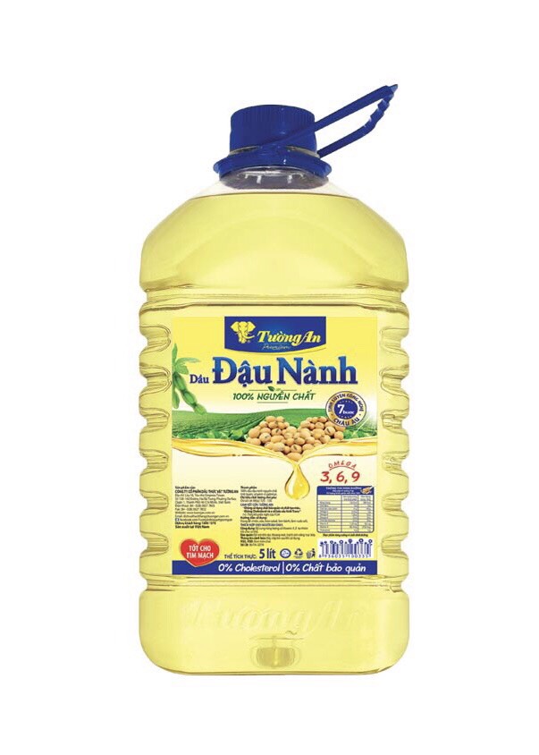 Chai Dầu Đậu Nành Tường An 5L