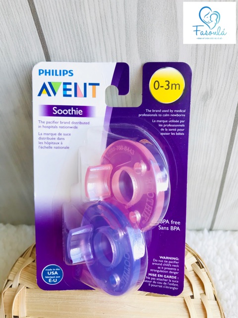 HCMTy Giả Philips Avent Soothies 0-3M