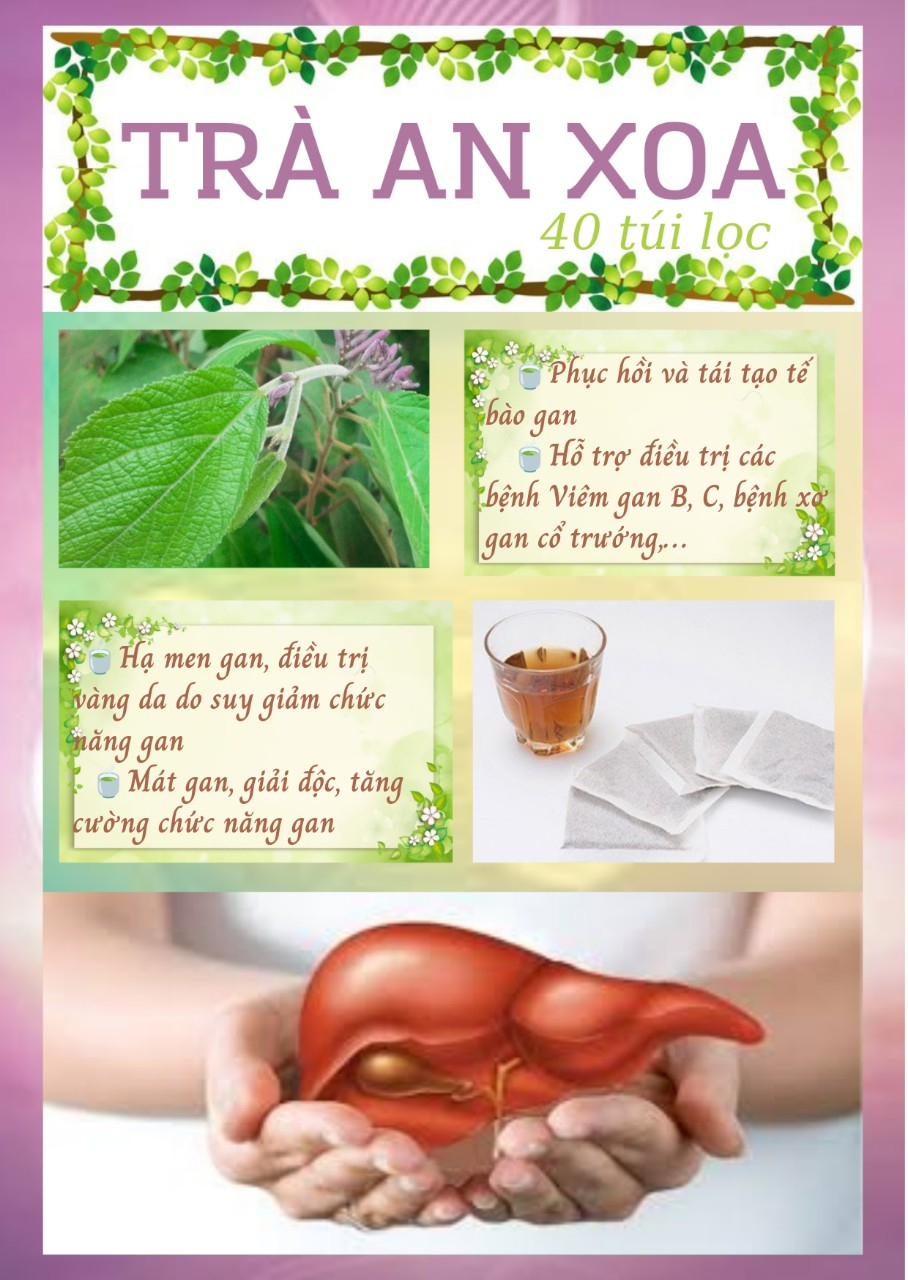 Trà An Xoa - khắc tinh của gan nhiễm mỡ - 40 túi lọc