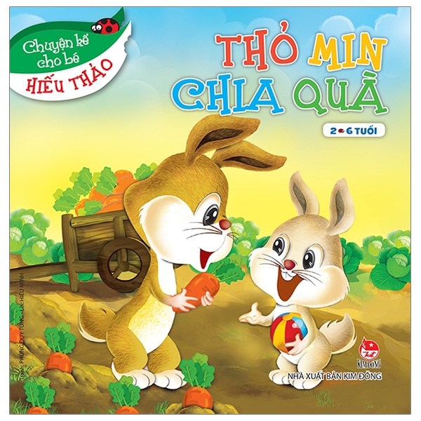 Fahasa - thỏ min chia quà - chuyện kể cho bé hiếu thảo
