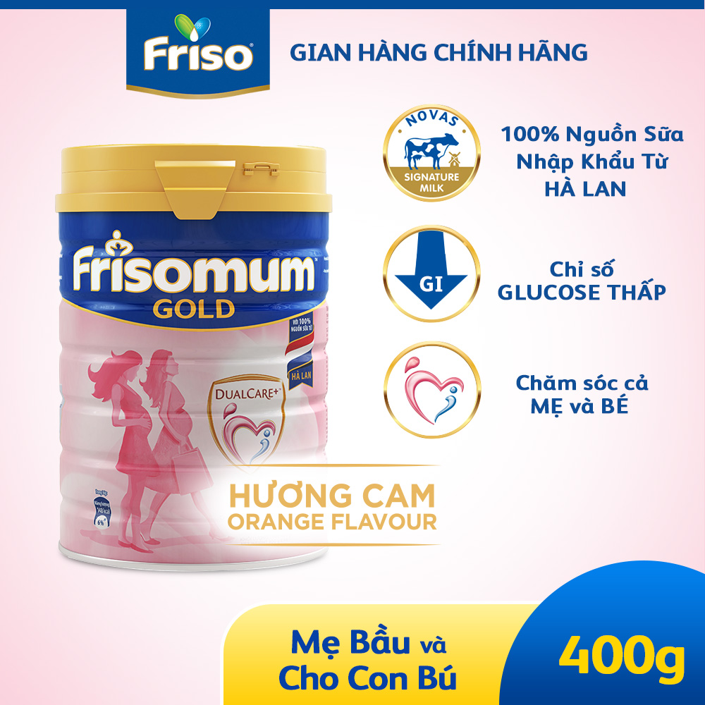 Sữa bột Frisomum Gold hương cam 400g