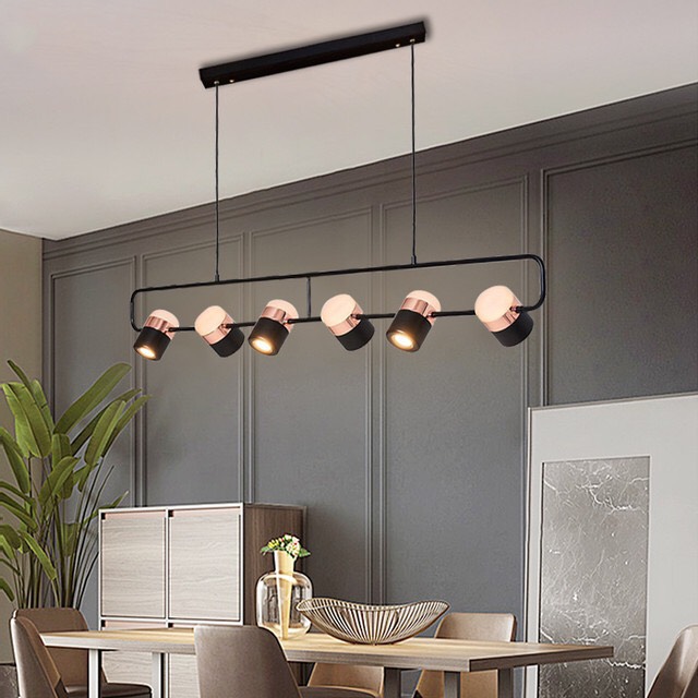Đèn thả trần trang trí,đèn bàn ăn led siêu sáng 3 chế độ màu sáng decor quầy bar - bếp hiện đại sang trọng